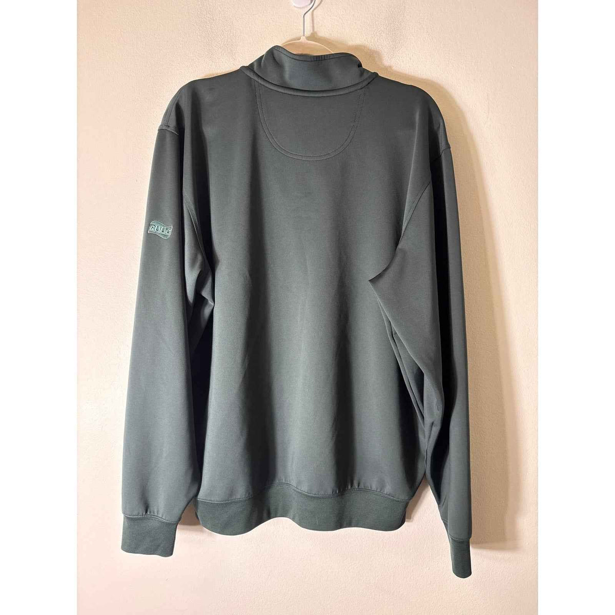 Men's Fairway & Greene Dark Green Long Sleeve Quarter Zip Pullover Sz XL