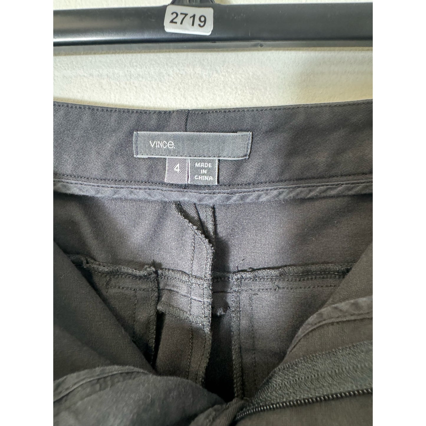 Vince Dark Gray Moto Leggings Sz 4
