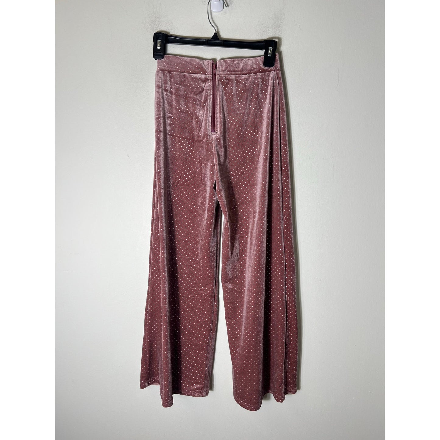 Kaylee Collection Mauve Cropped Top and Pants Set Sz S
