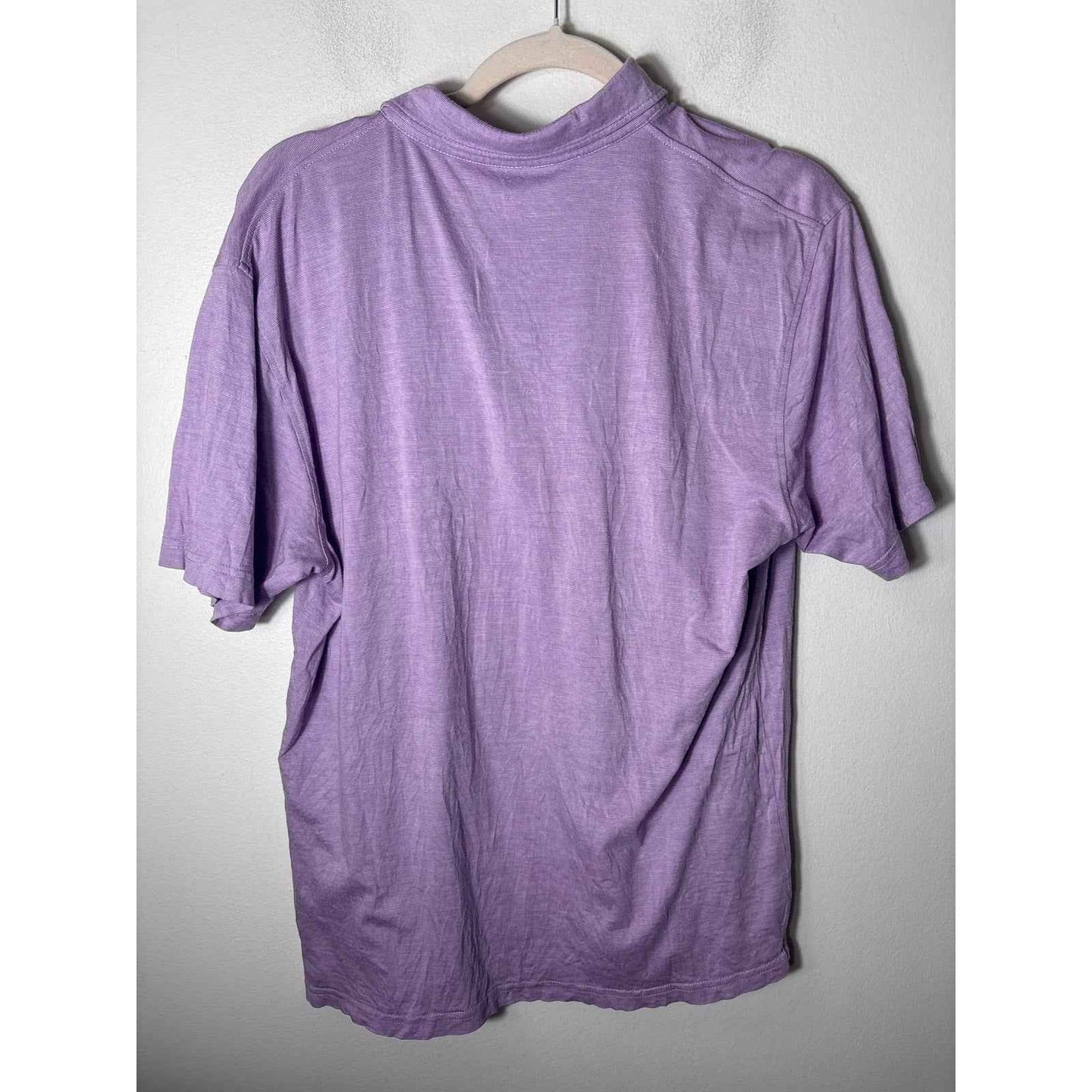 Men's Peter Millar Crown Crafted Purple Short Sleeve Polo Shirt Sz M