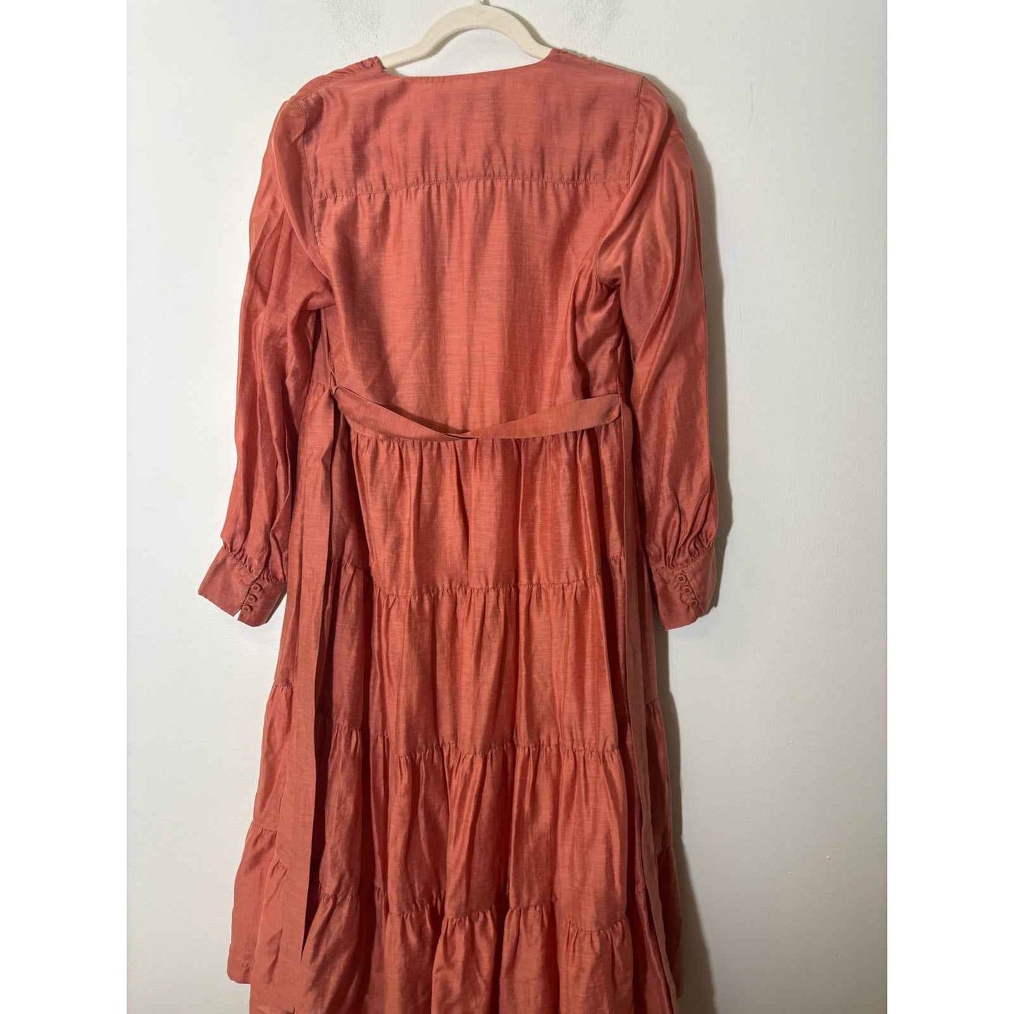 Mare by Anthropologie Orange Maxi Dress Sz S