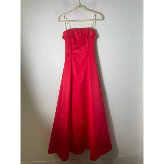 Urban Girl Nites Red Strapless Gown sz 7/8