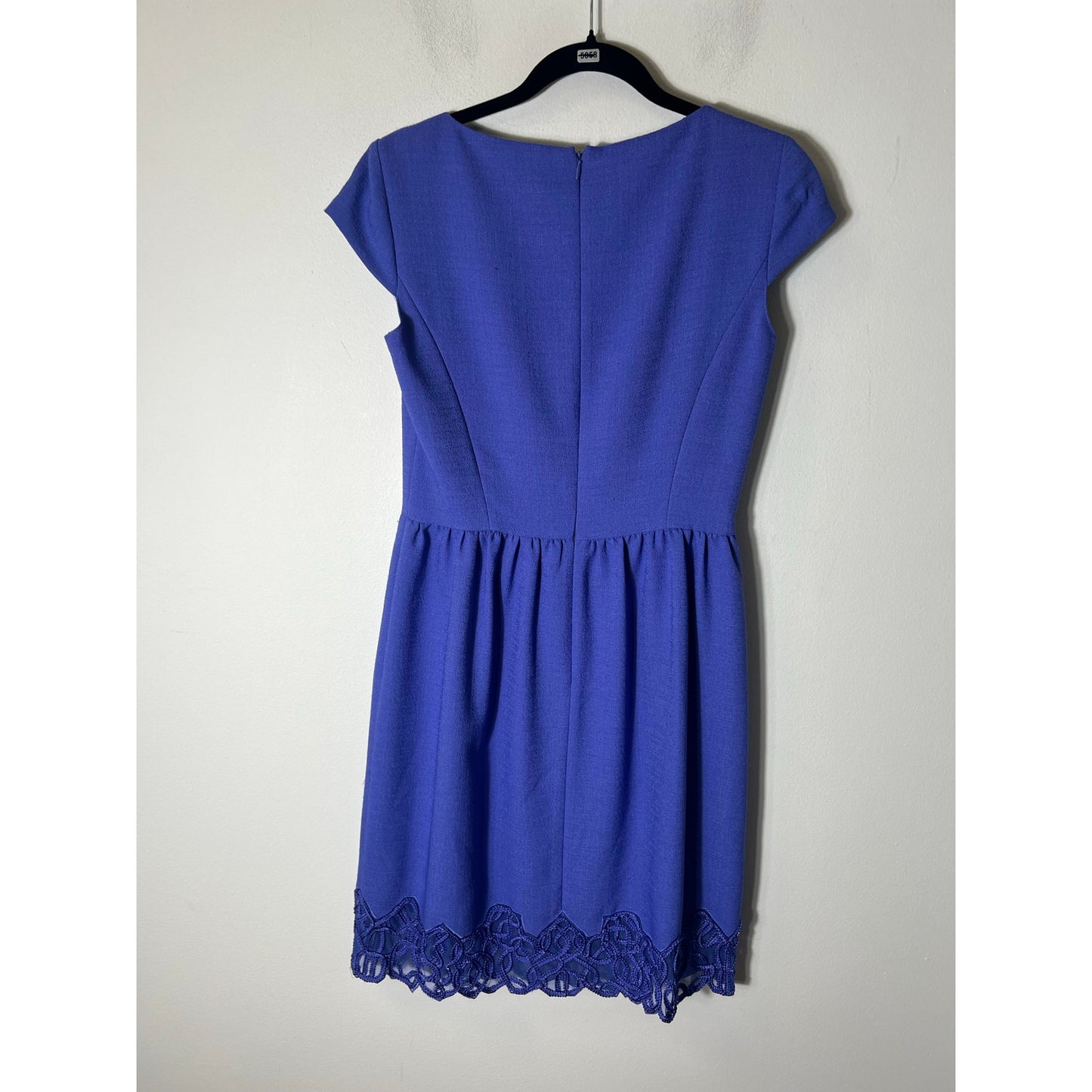 Alex Marie Purple Cap Sleeve A Line Dress Sz 4