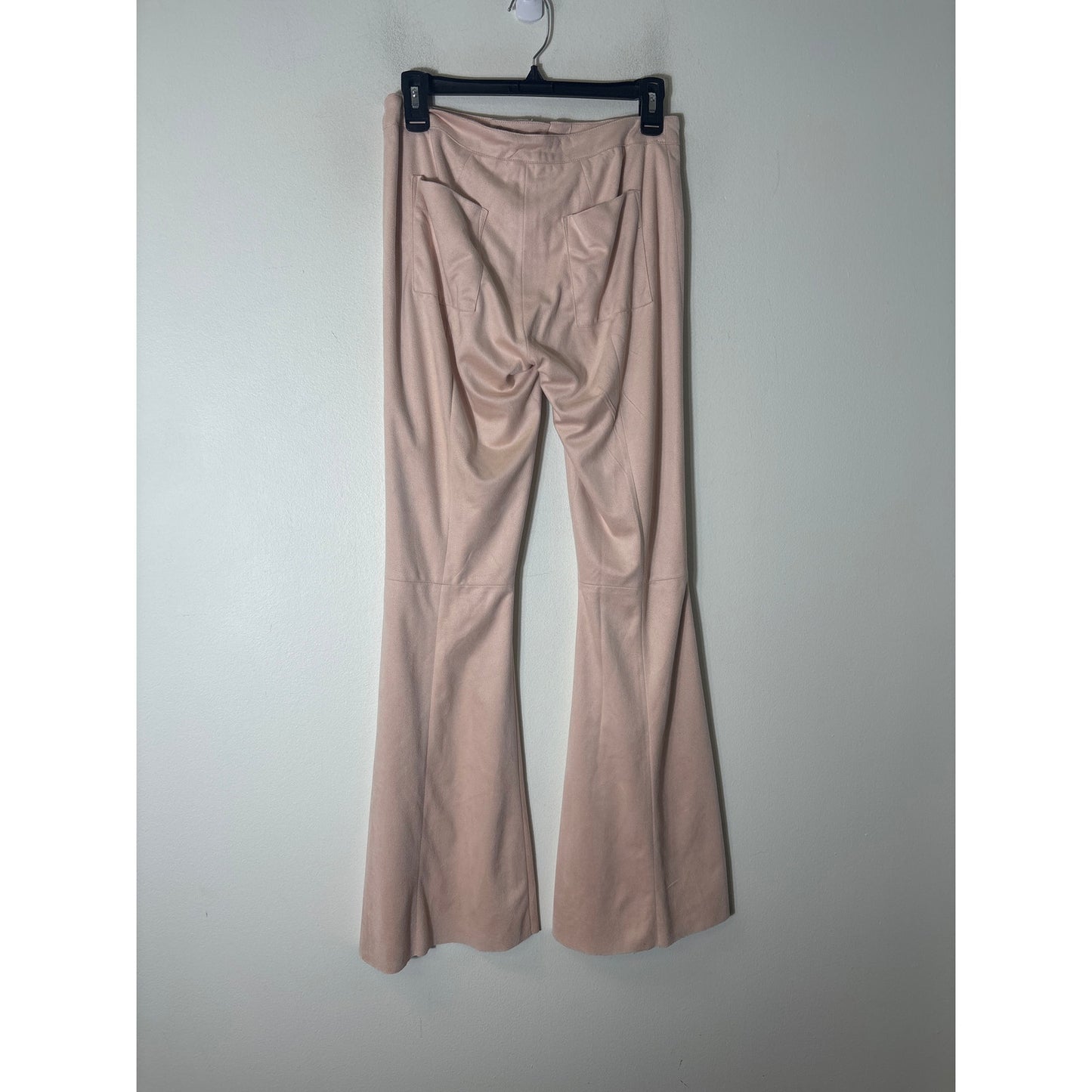 Tesoro Moda Pink Faux Suede Top/Pants Set Sz XS