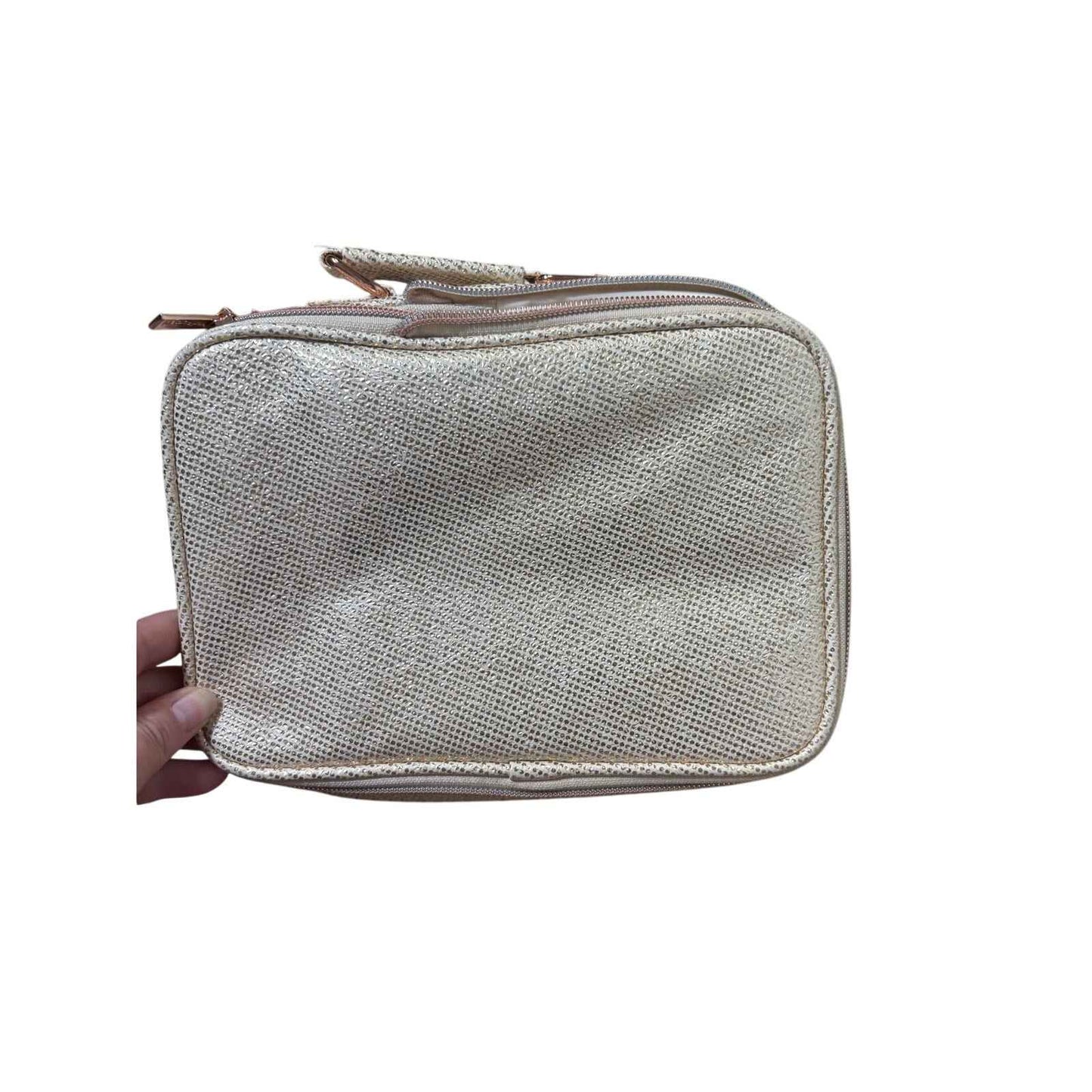 Pursen Gold Speckle Trinity Jewelry Case