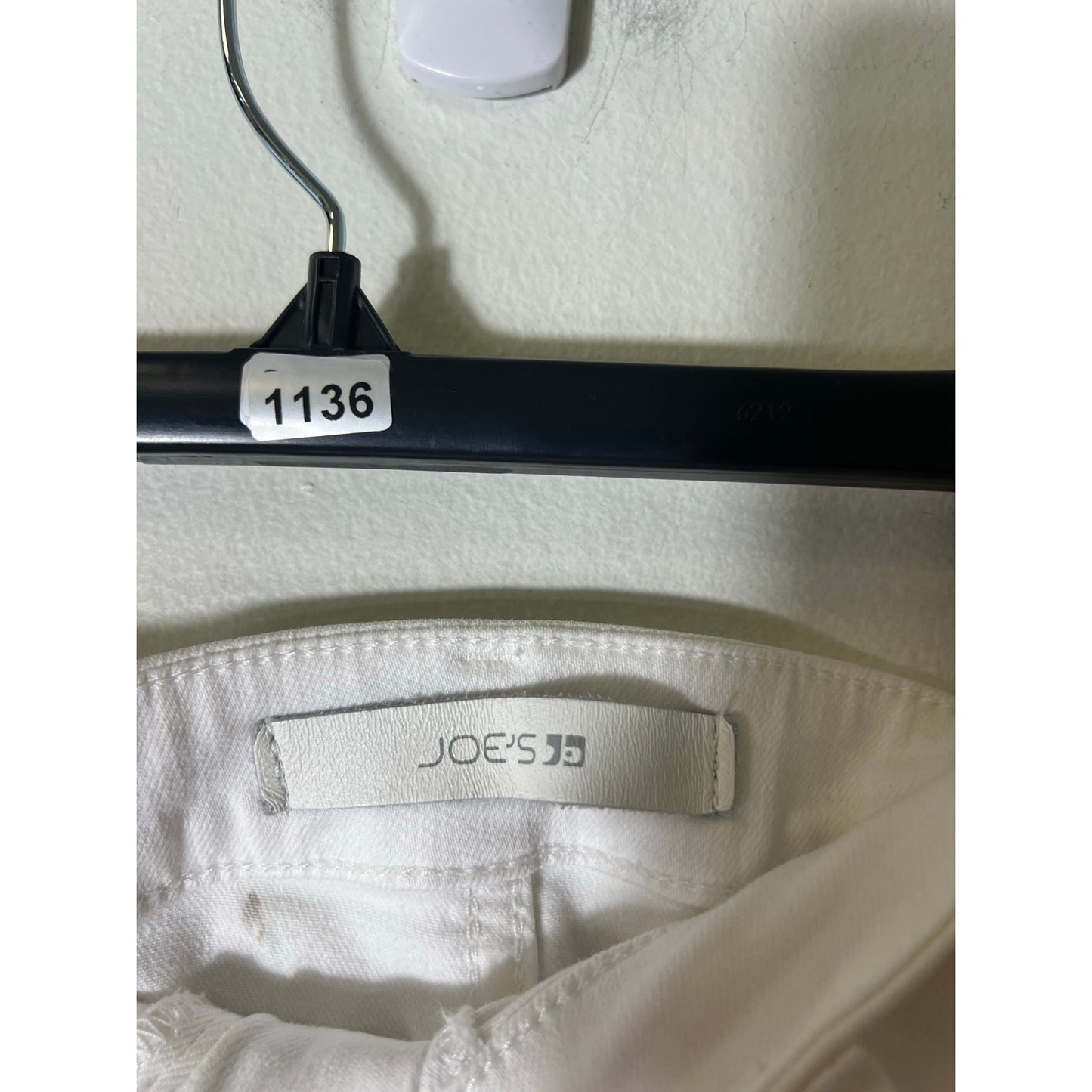 Joe's Jeans White High Rise Skinny Ankle "The Charlie" Sz 30