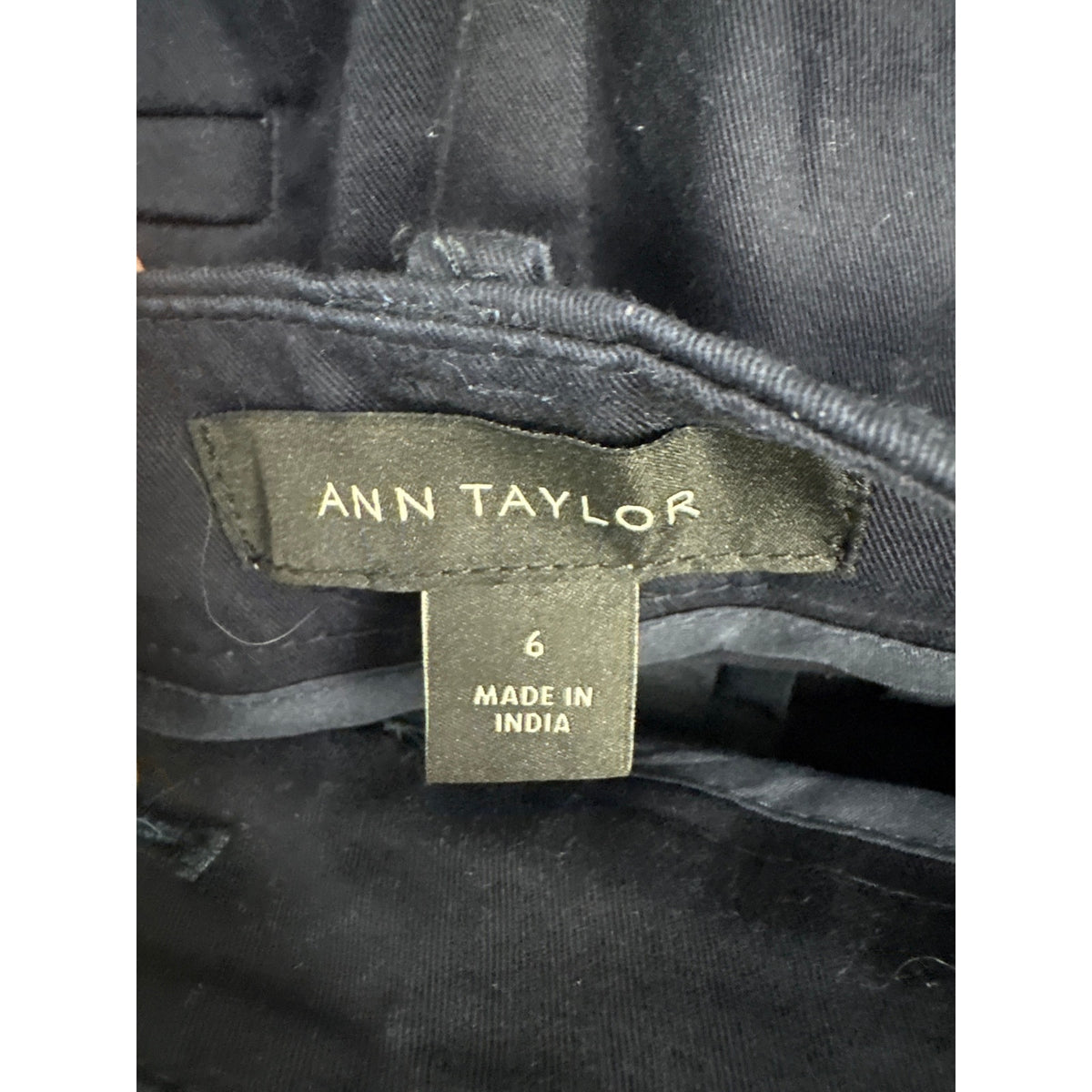 Ann Taylor Navy Cotton Short Shorts Sz 6