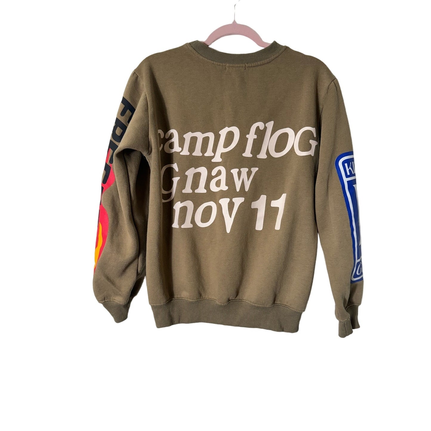 Bbat Lucky Me I See Ghosts Sweatshirt Kanye West Sz M