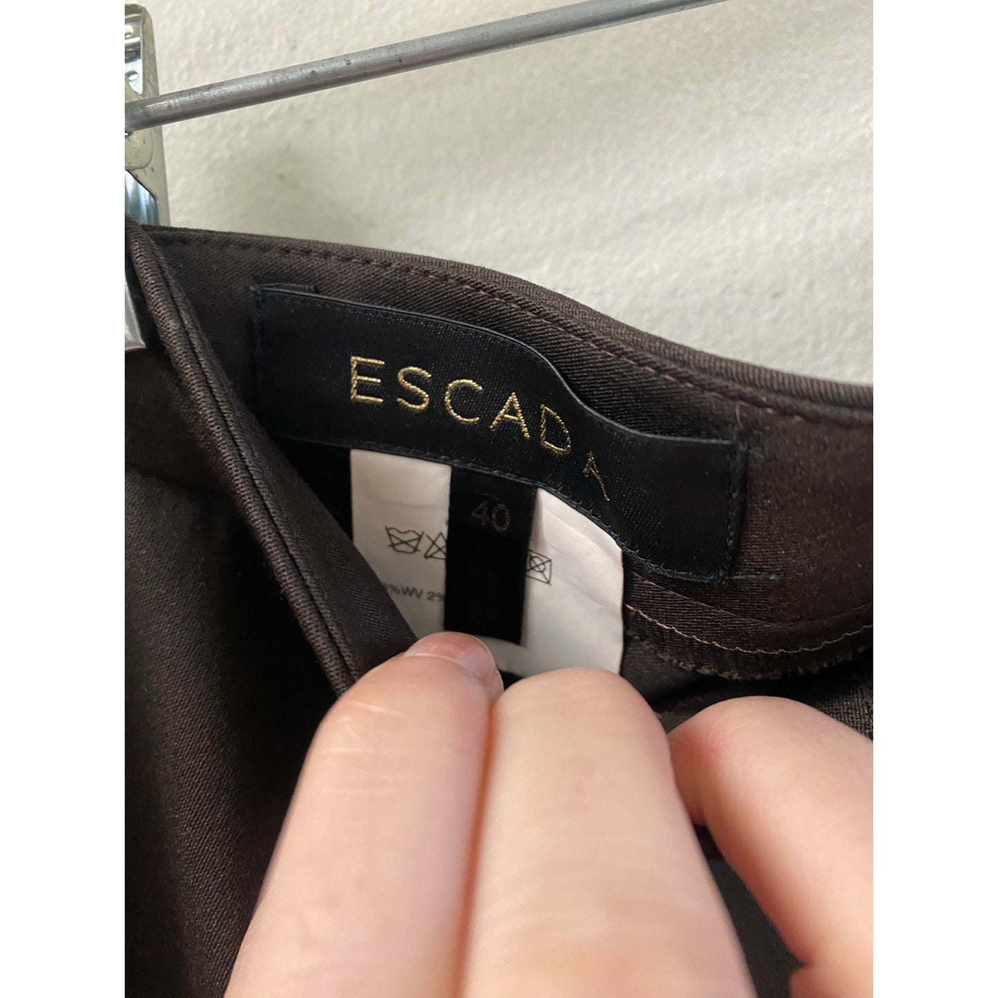 Escada Brown Dress Pants Sz 40