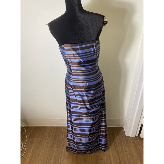 Kathlin Argiro Brown and Blue Ball Gown Sz 4