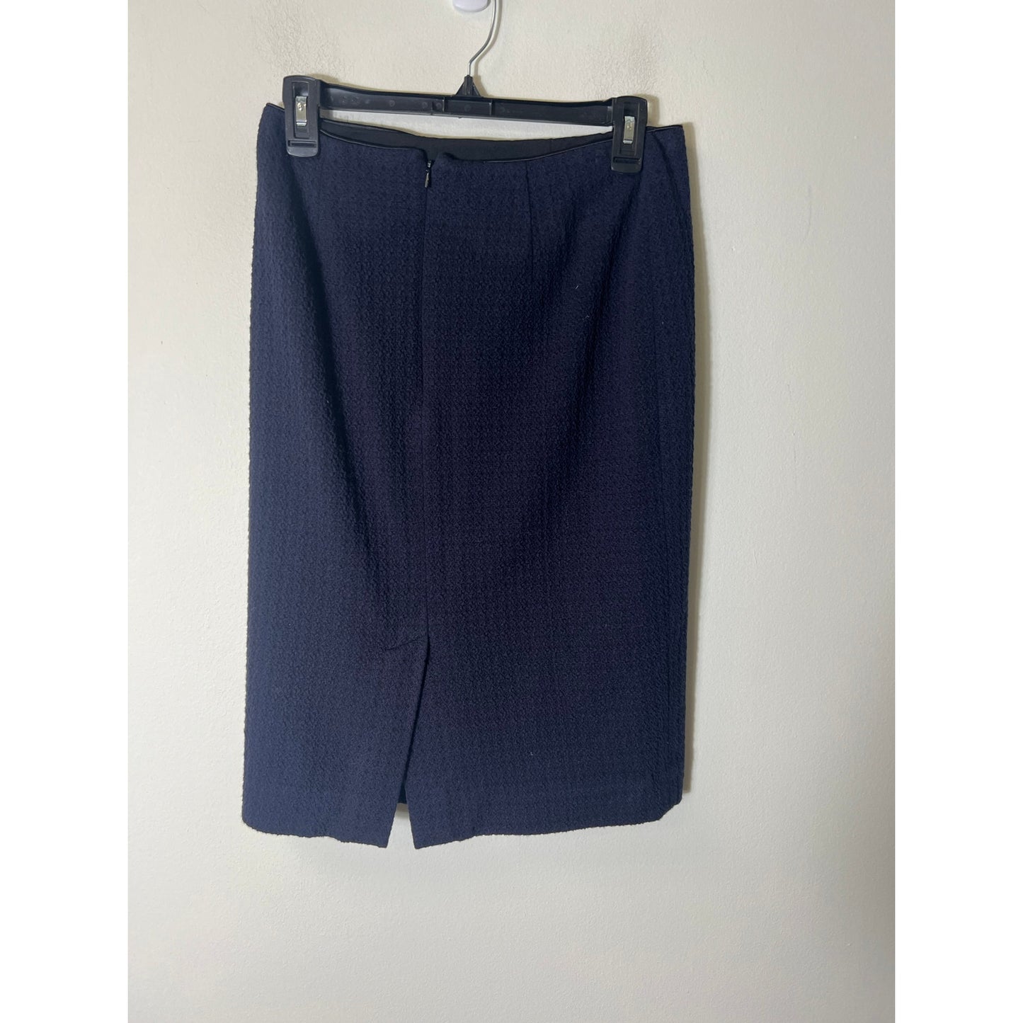 Nannette Lepore Navy Pencil Skirt Sz 2