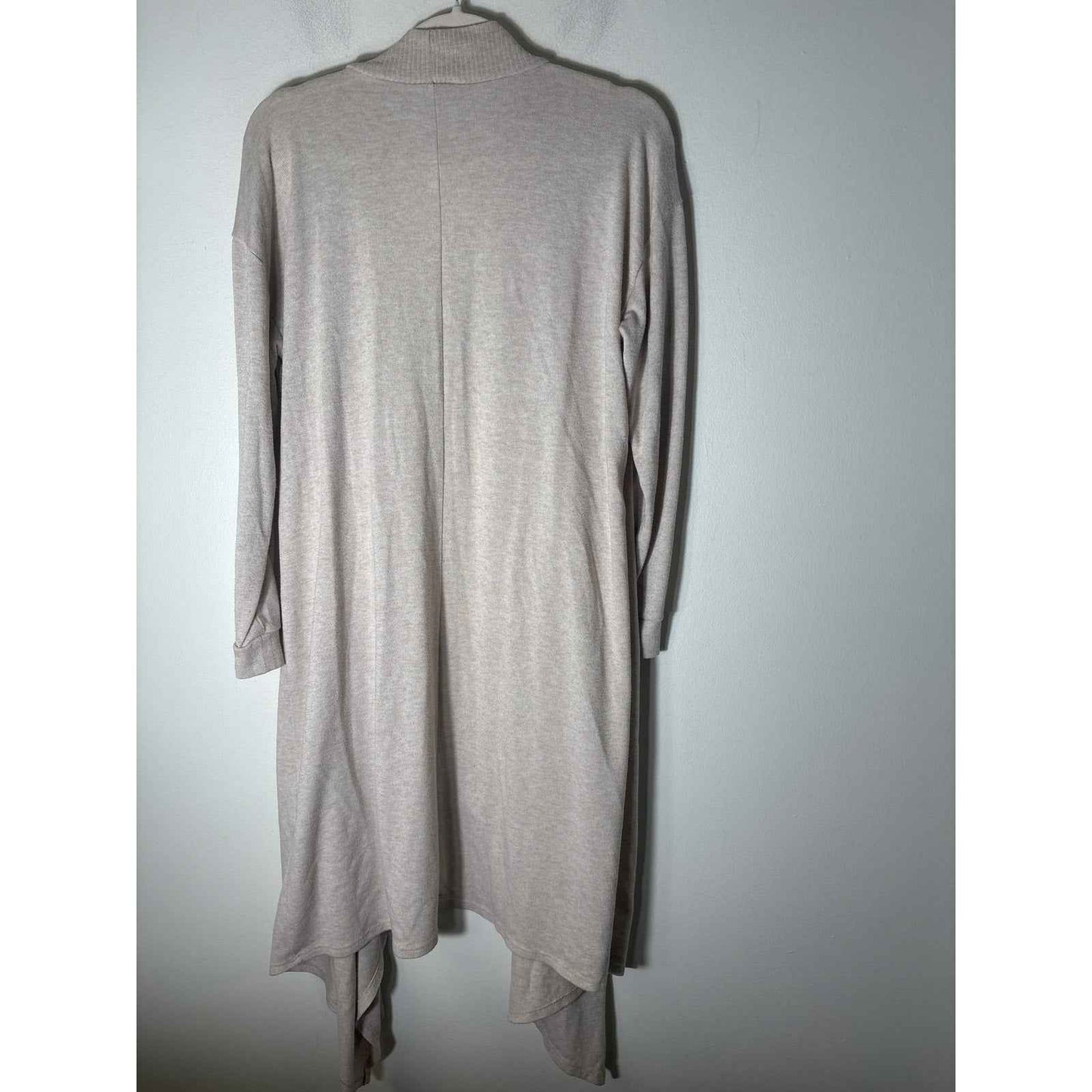 1. State Light Beige Long Sleeve Open Front Long Cardigan Sz S