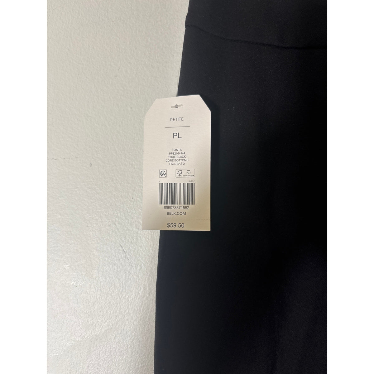 NWT Wonderly Black Slacks Sz PL