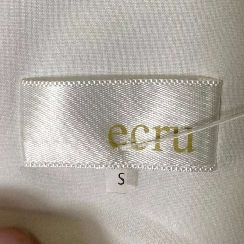 Ecru Black and White Button Up Maxi Dress size small