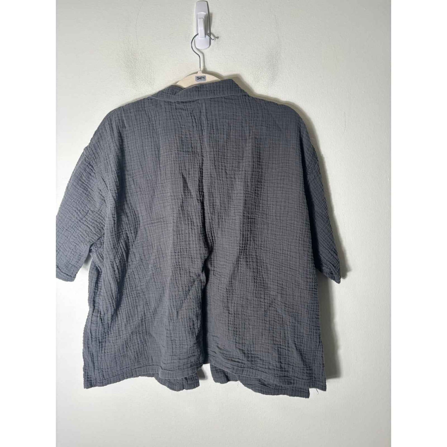 Stars Above Gray Cotton Gauze Lounge Wear Shorts Set Sz XL