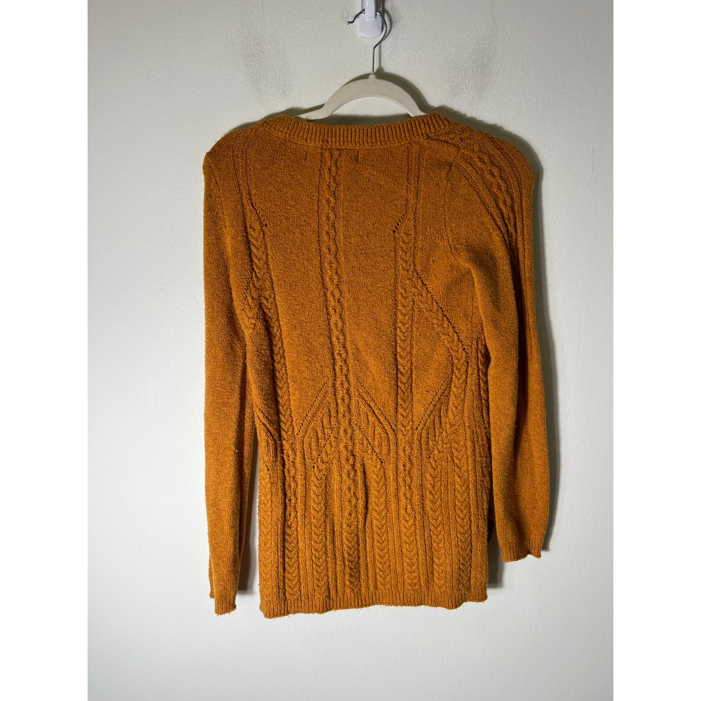 Sparrow Burnt Orange Long Sleeve Sweater Sz XS