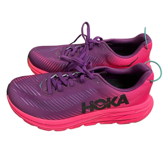 Hoka Purple Neon Pink Running Shoe Sz 7.5