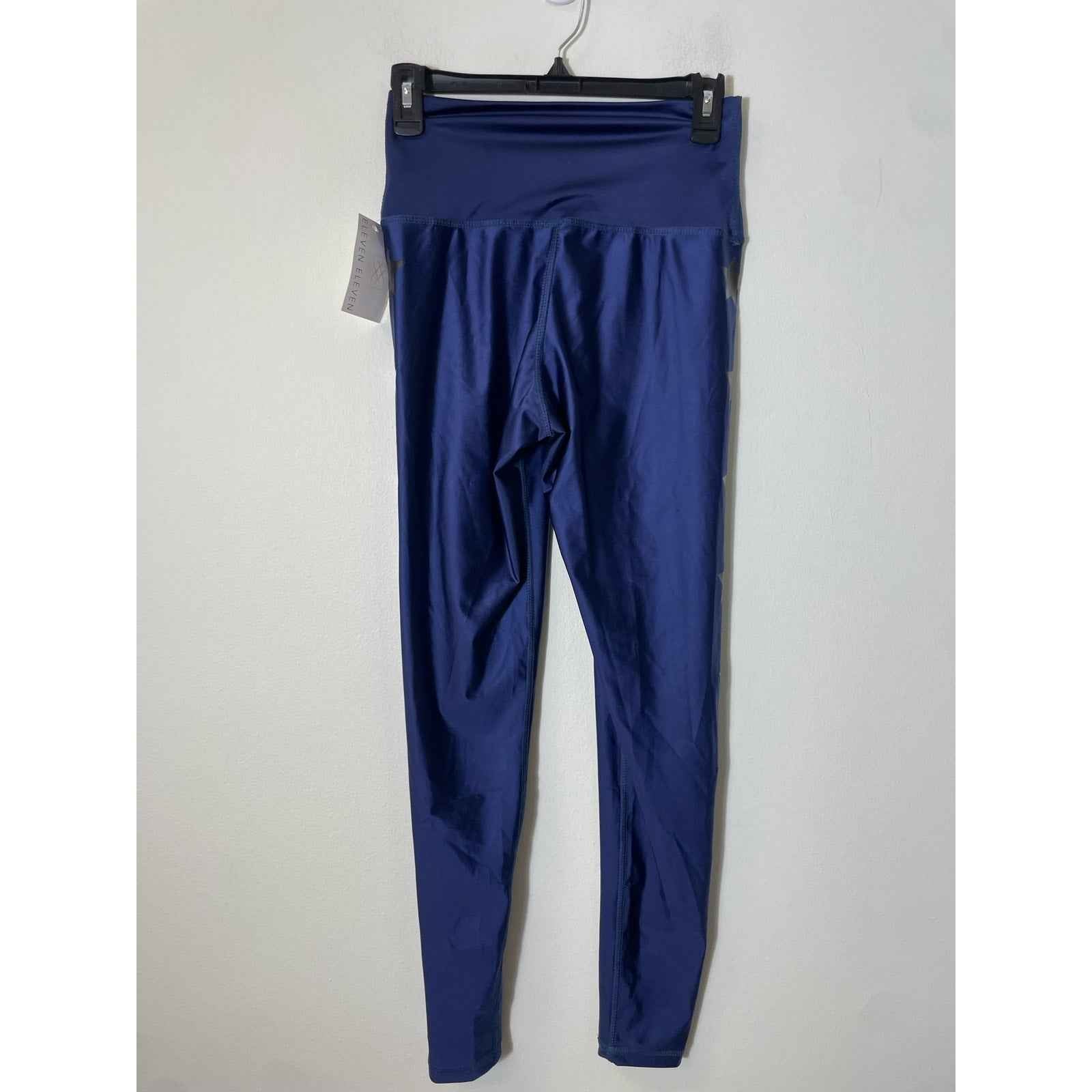 NWT Women's Eleven Eleven Navy Blue Leggings Sz L