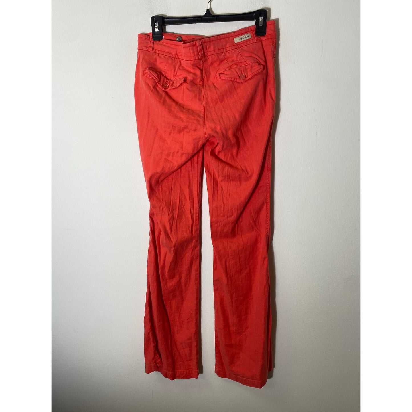 Level 99 Coral Linen Blend Slacks Sz 28