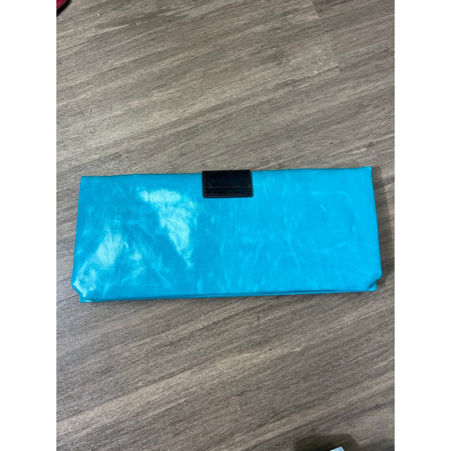 Shiraleah Teal Blue Foldable Clutch