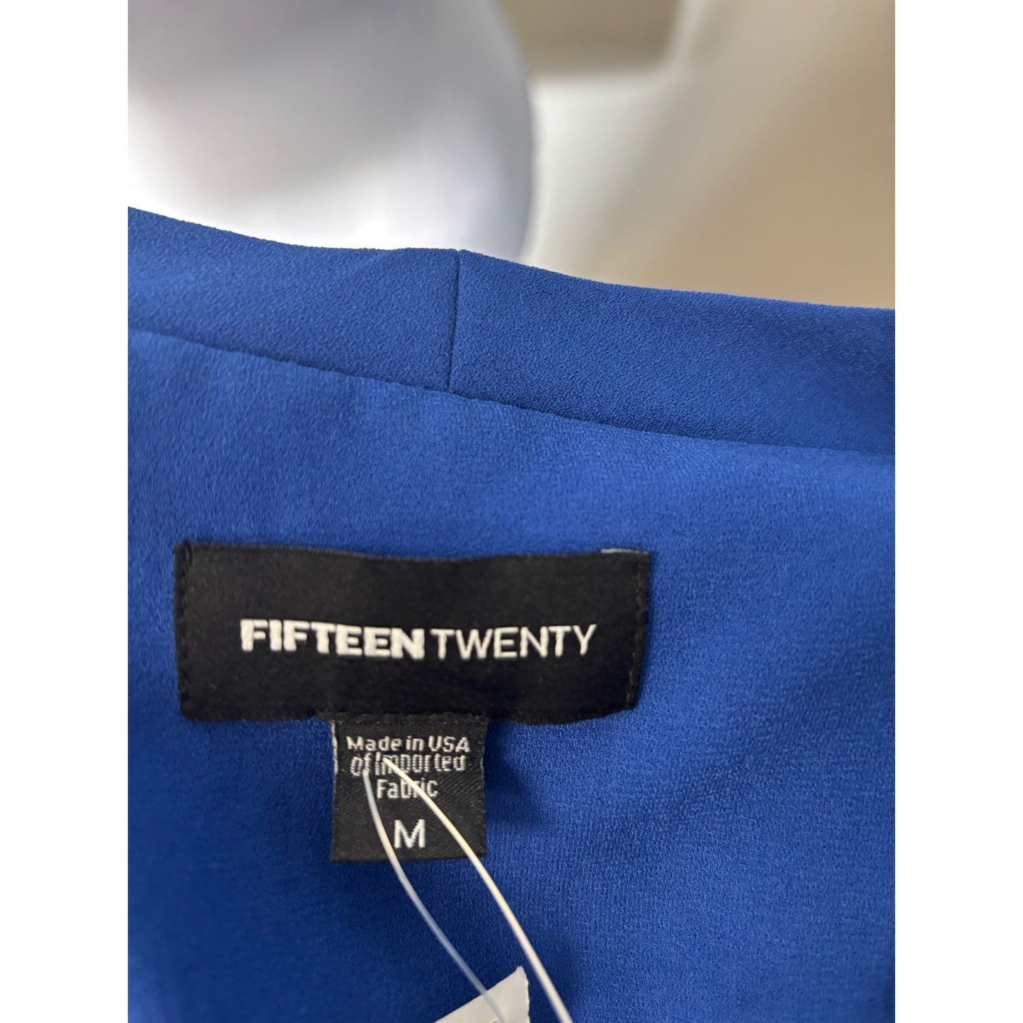 NWT Fifteen Twenty Cobalt Blue Long Sleeve Cowlneck Top Sz M