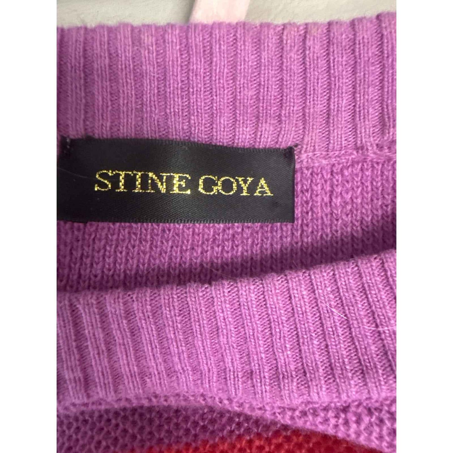 Stine Goya Multi Color Stripe Pullover Sweater Sz S