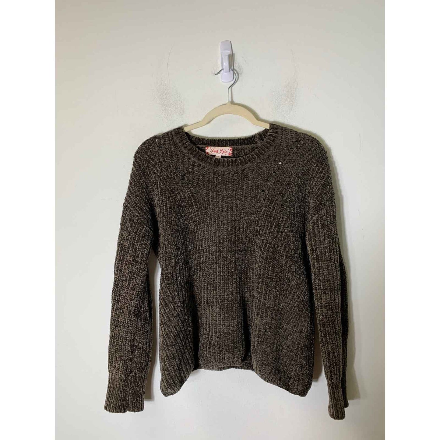 Bundle Of Two Chenille Pullover Sweaters Sz m