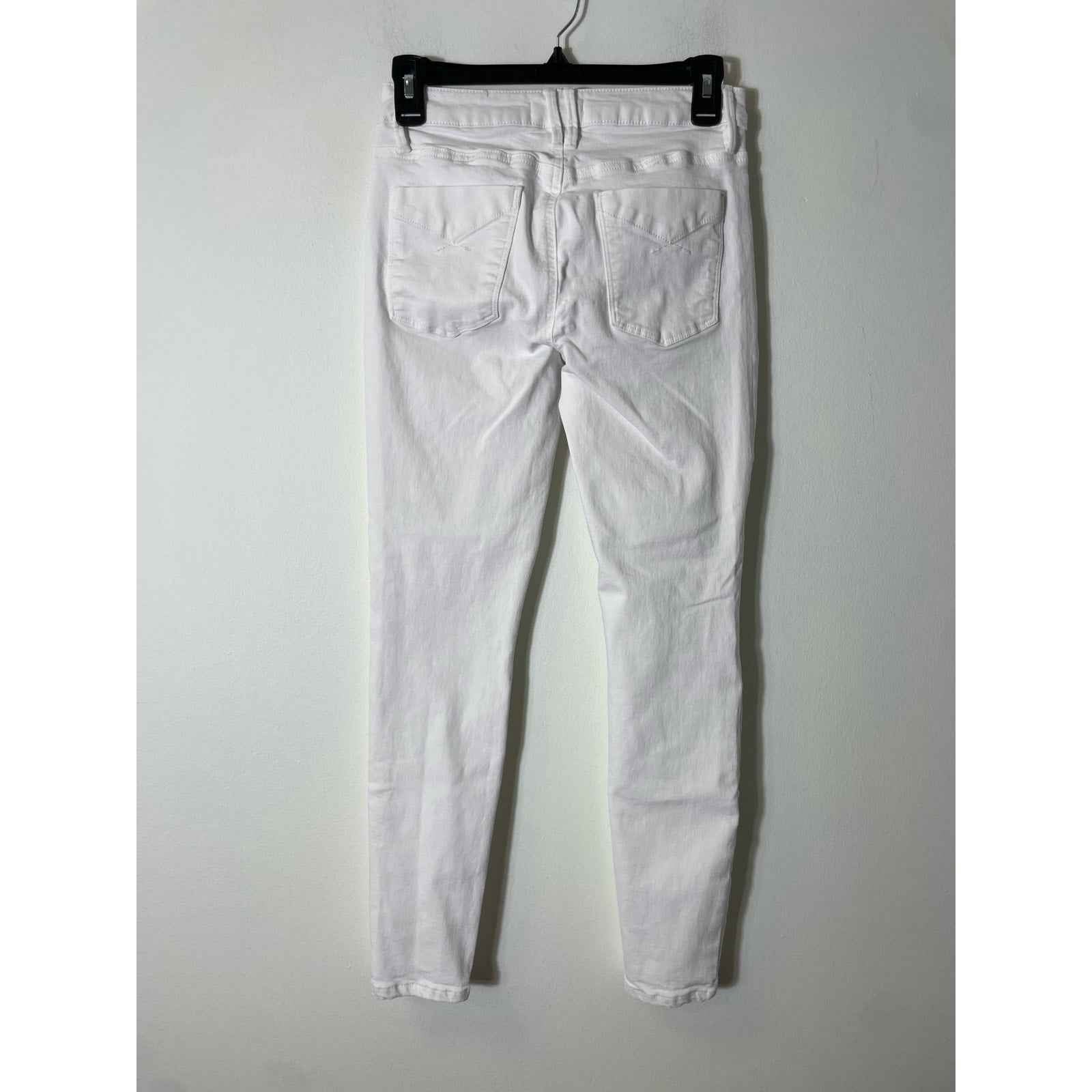 Unpublished Anthropologie White Mid Rise Skinny Jeans Sz 25/3