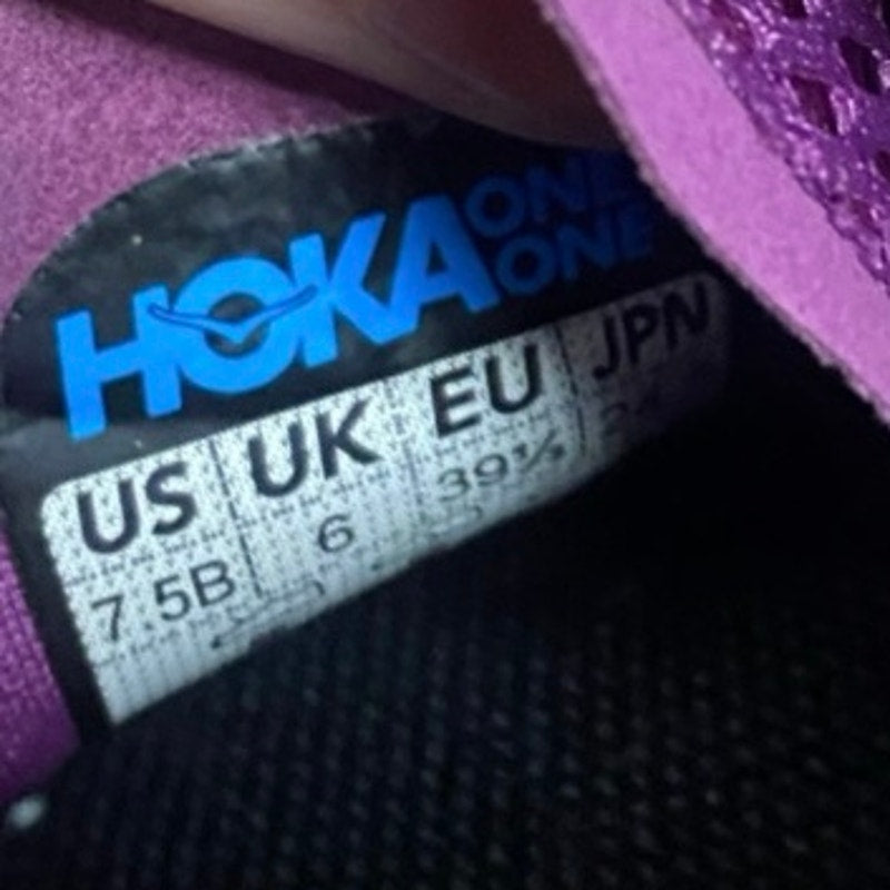 Hoka Purple Neon Pink Running Shoe Sz 7.5