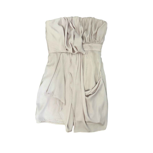 C. Luce Purple Strapless Mini Dress Sz S