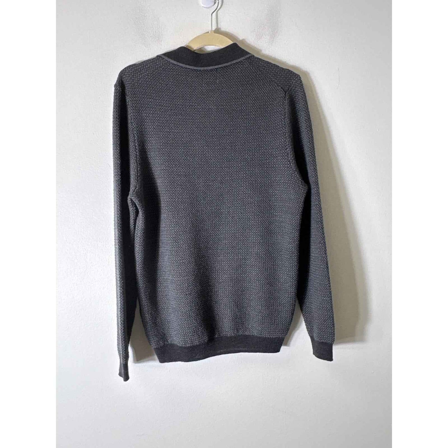 Mens Zara Gray Pullover Sweater Sz M