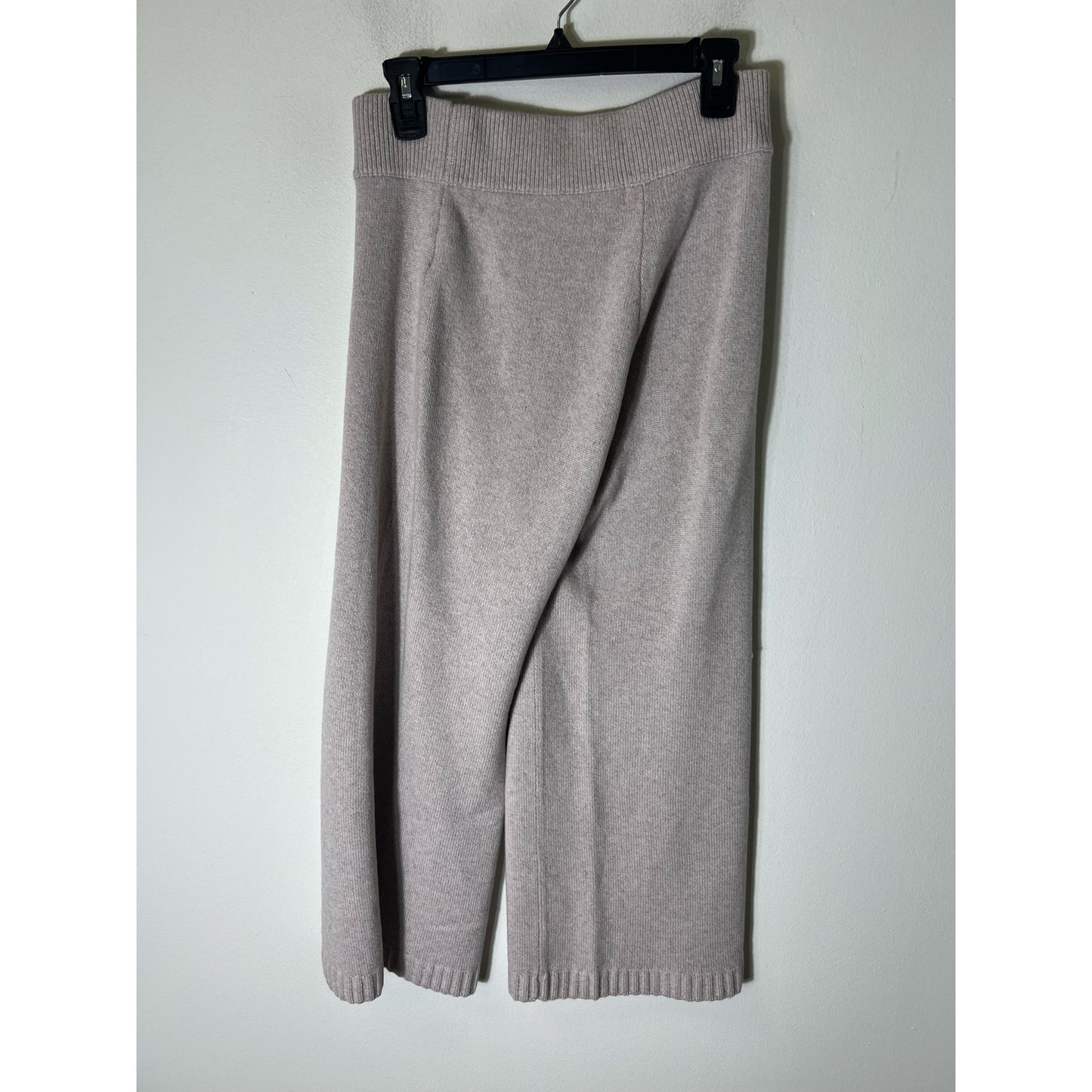 Leset Light Brown Cashmere Blend Sweater Pull on Pants Sz S