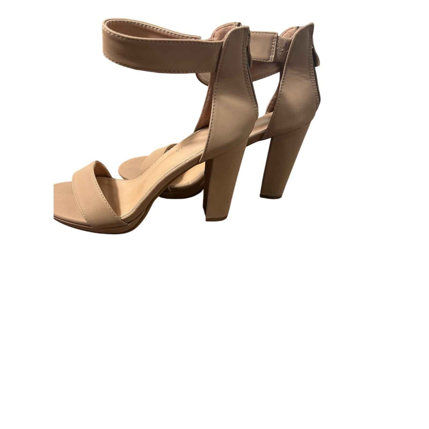TOP MODA Hannah-1 Ankle Strap Dressy High Heel Sandal Sz 8