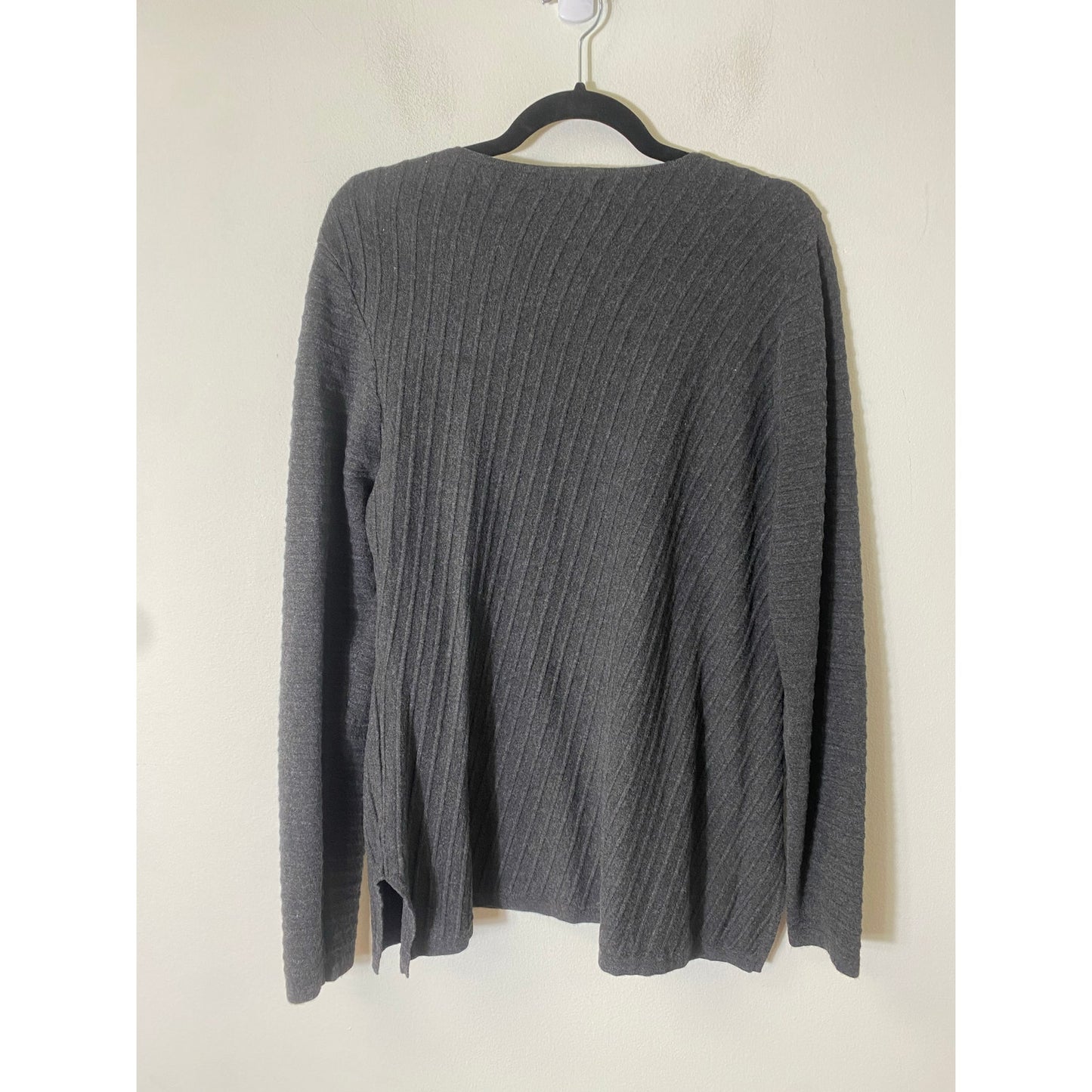 J'ENVIE Dark Gray Sweater Sz XL