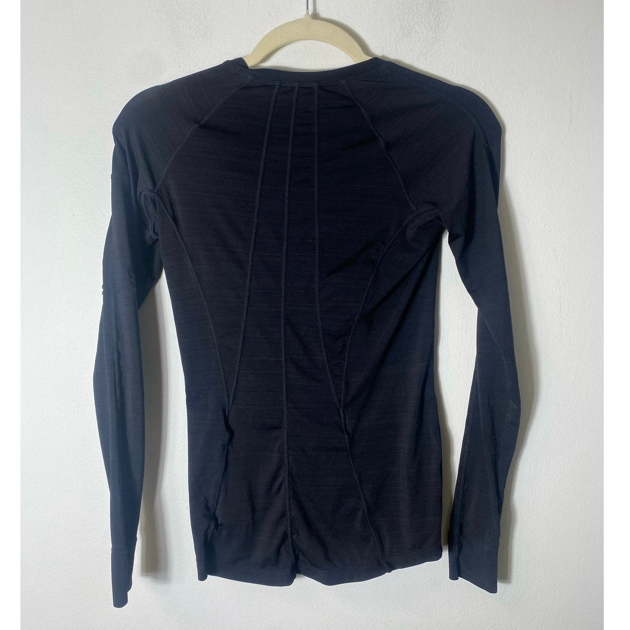 Athleta Black Long Sleeve Top Sz XXS