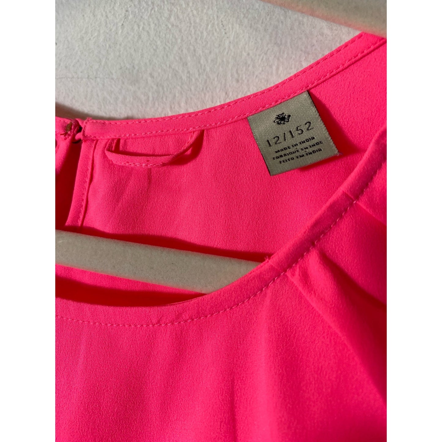 Girls Scotch Rbelle Hot Pink Cap Sleeve Dress Sz 12