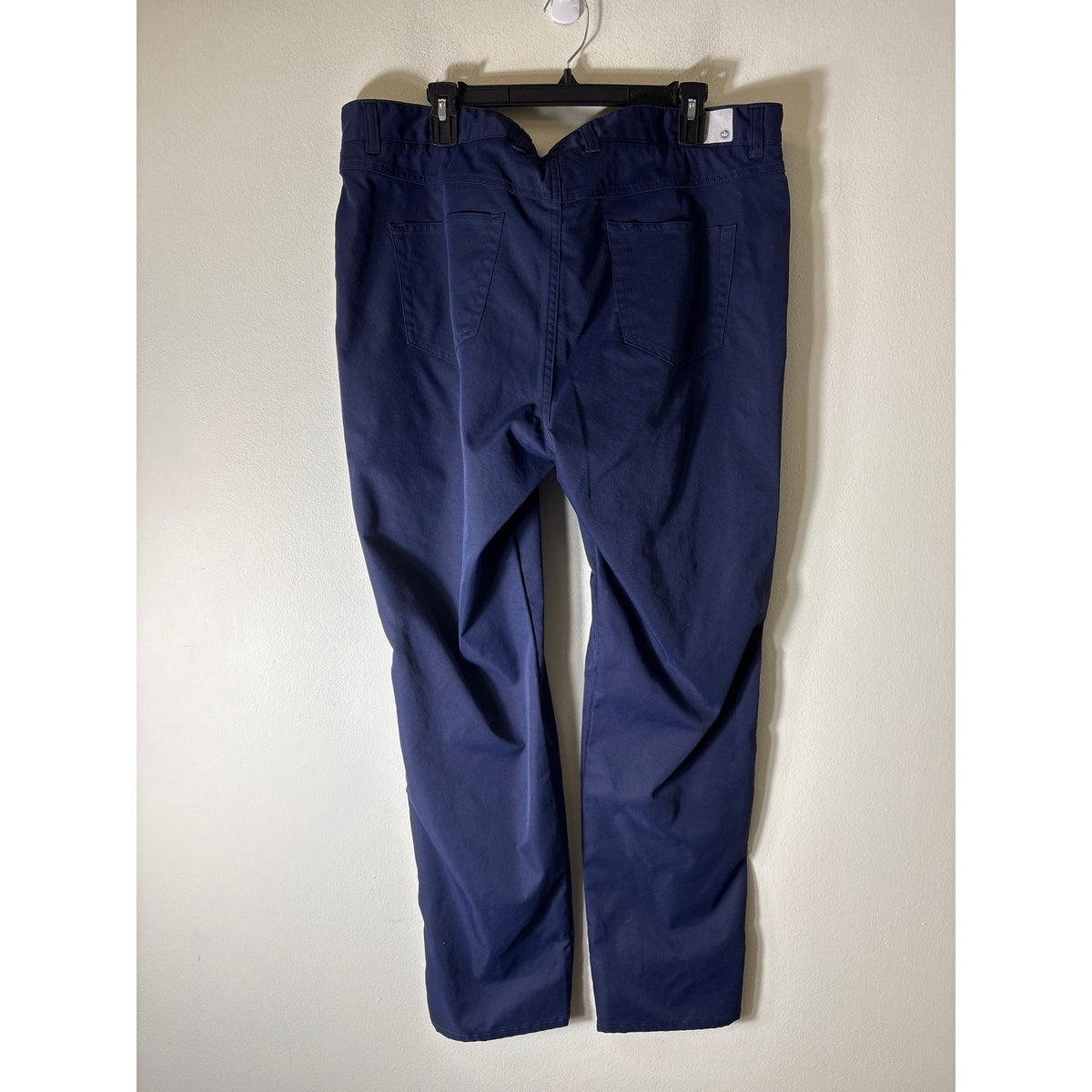 Peter Millar Navy Blue Flat Front 5 Pocket Pants Sz 40/32