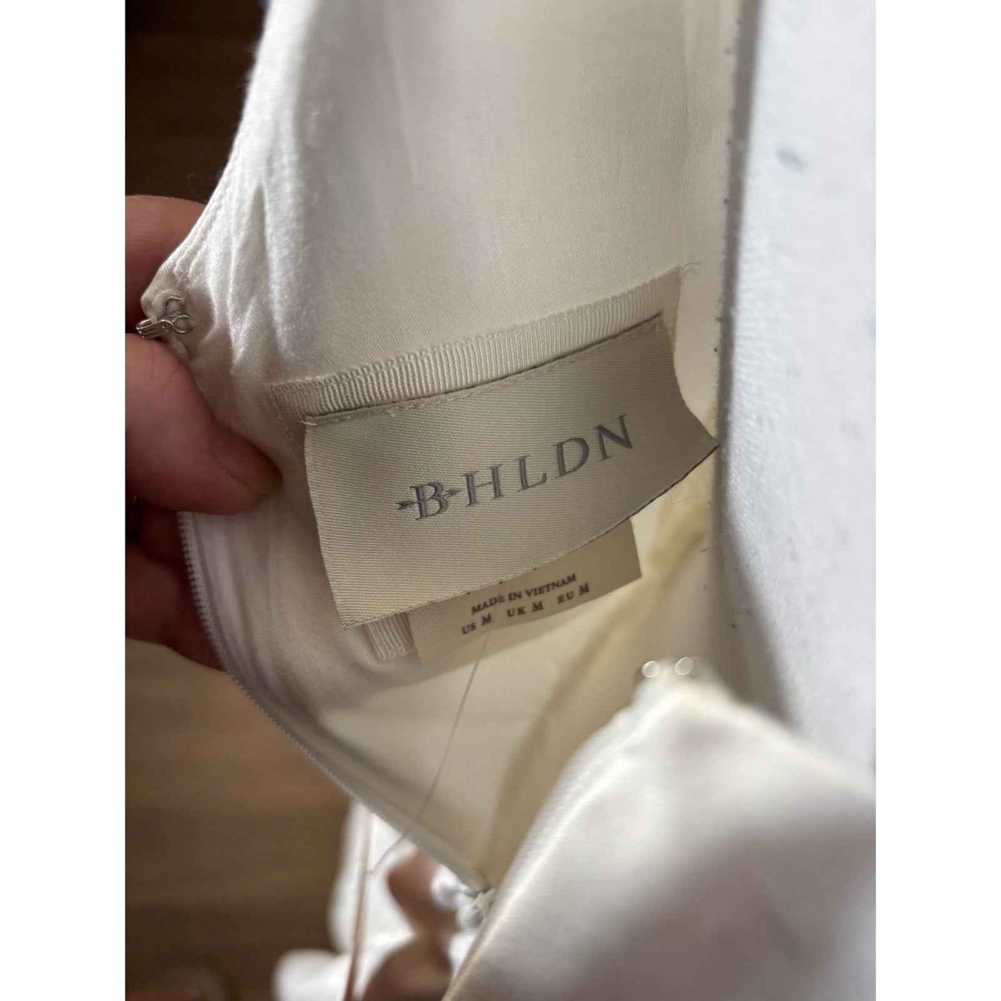 NWT BHLDN Ivory White Sleeveless Gown with Full Skirt Sz M