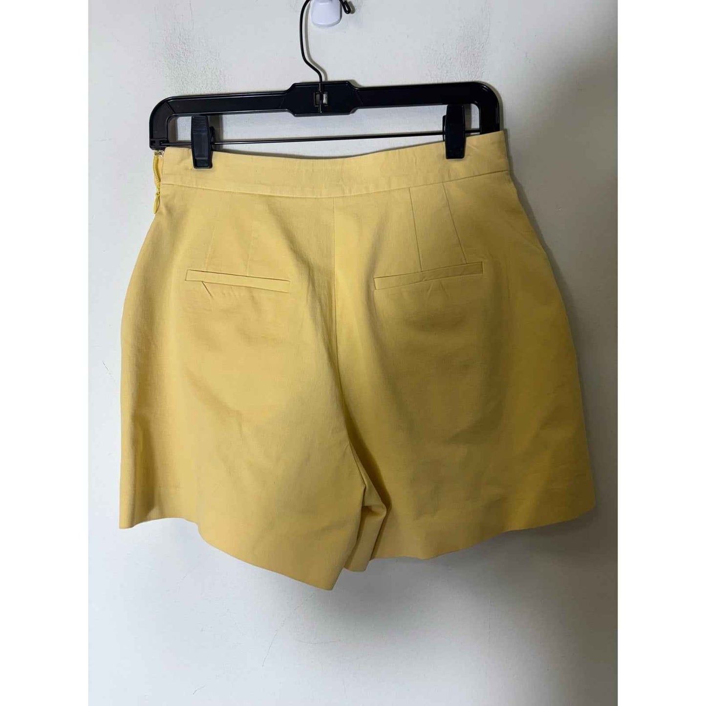 Pearl by Lela Rose Yellow A Line Preppy Shorts Sz 4