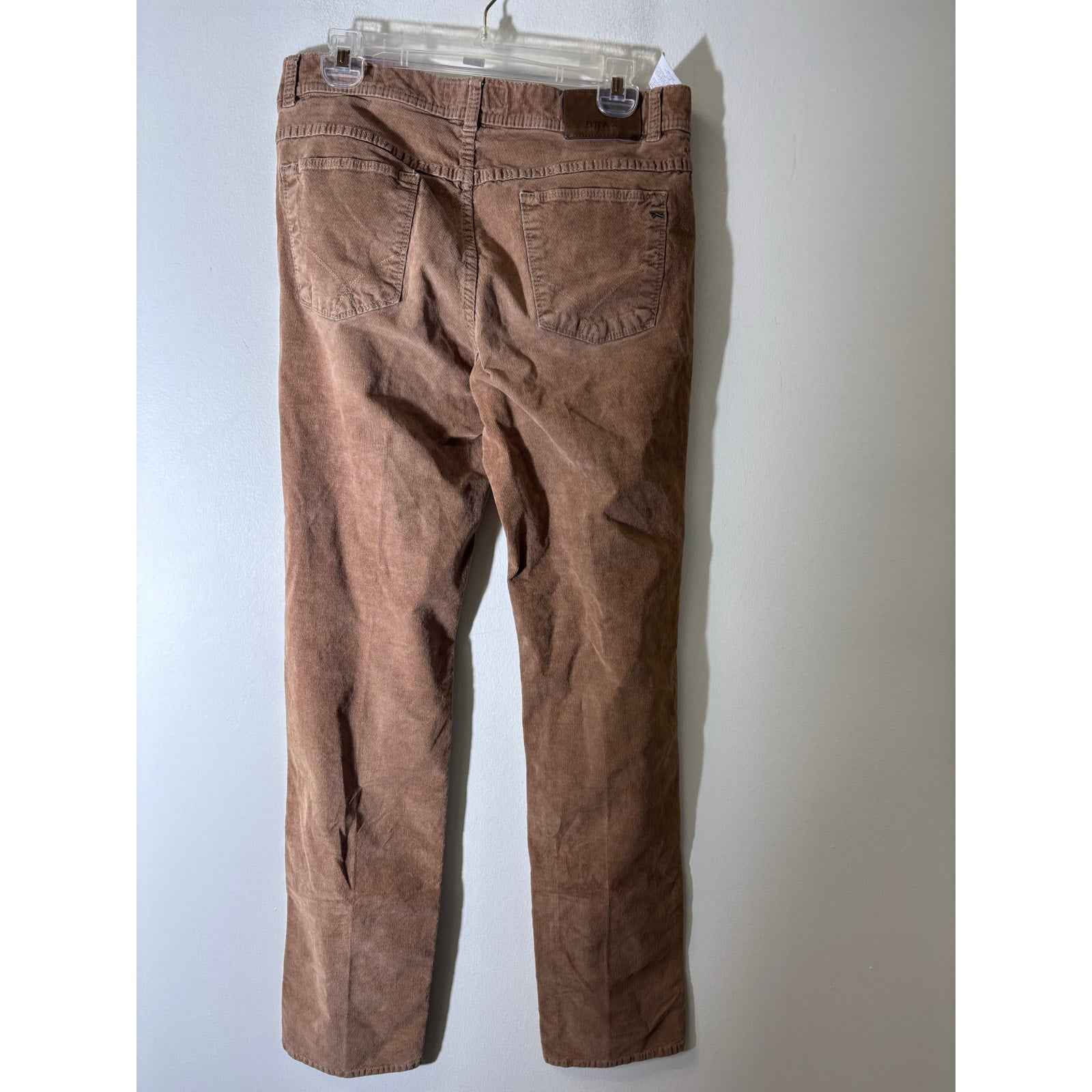 Mens Brax Cooper Fancy Regular Fit Tan Pants Sz 34/34