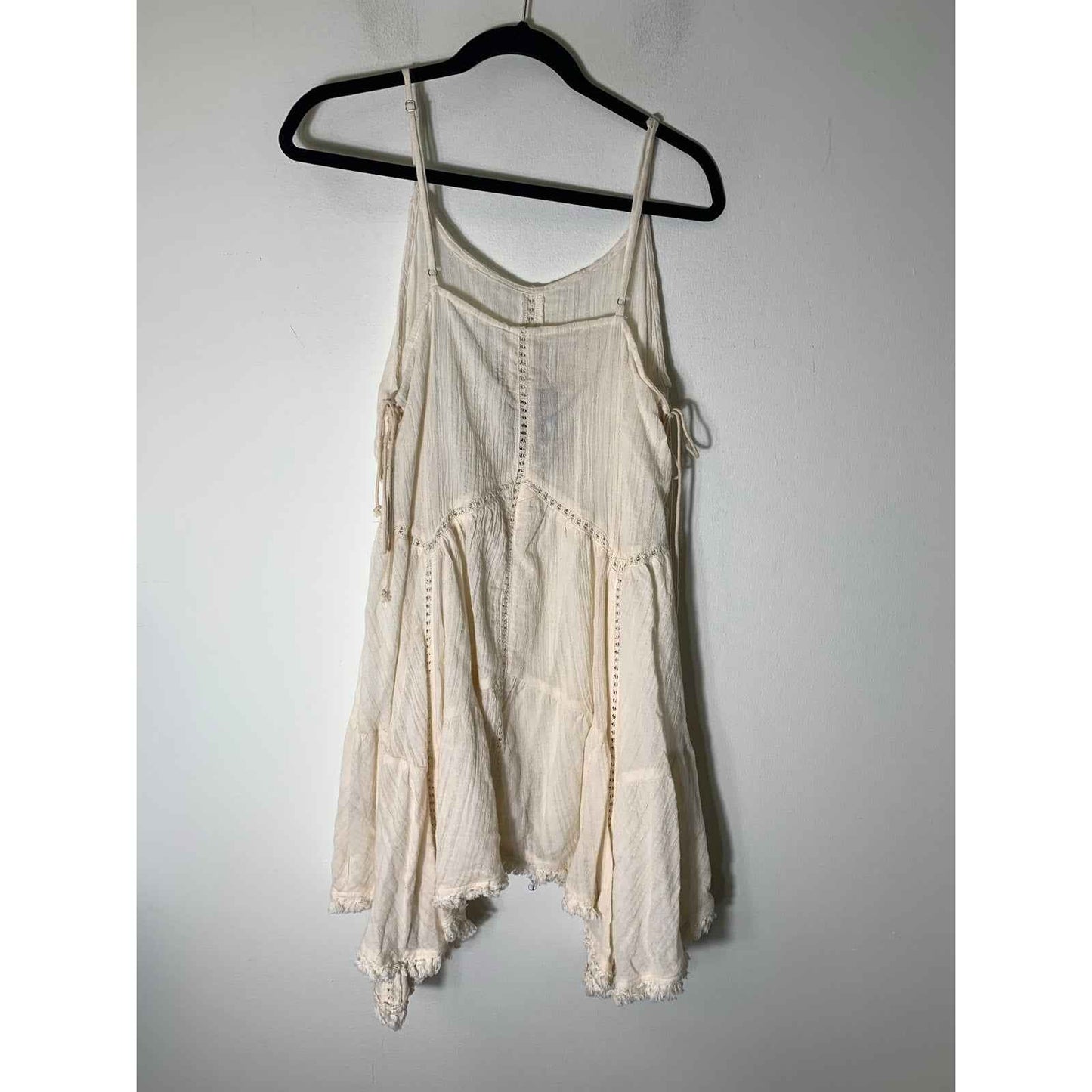 NWT Moon River Off White Cotton Sleeveless Sundress Sz M