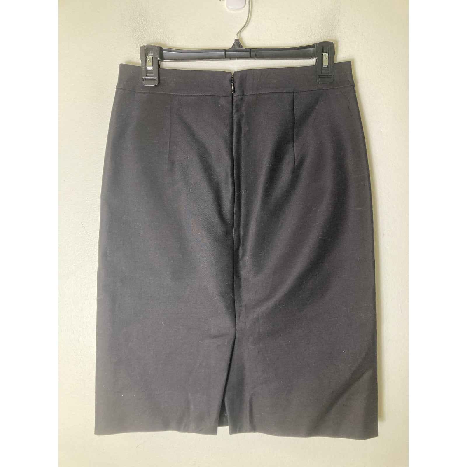 J. Crew Black No. 2 Pencil Knee Length Skirt Sz 2