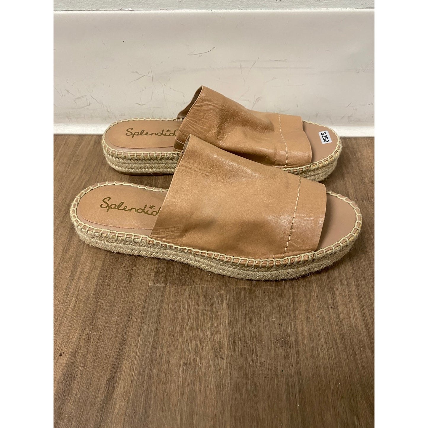 Splendid Soft Leather Slides Sz 9.5