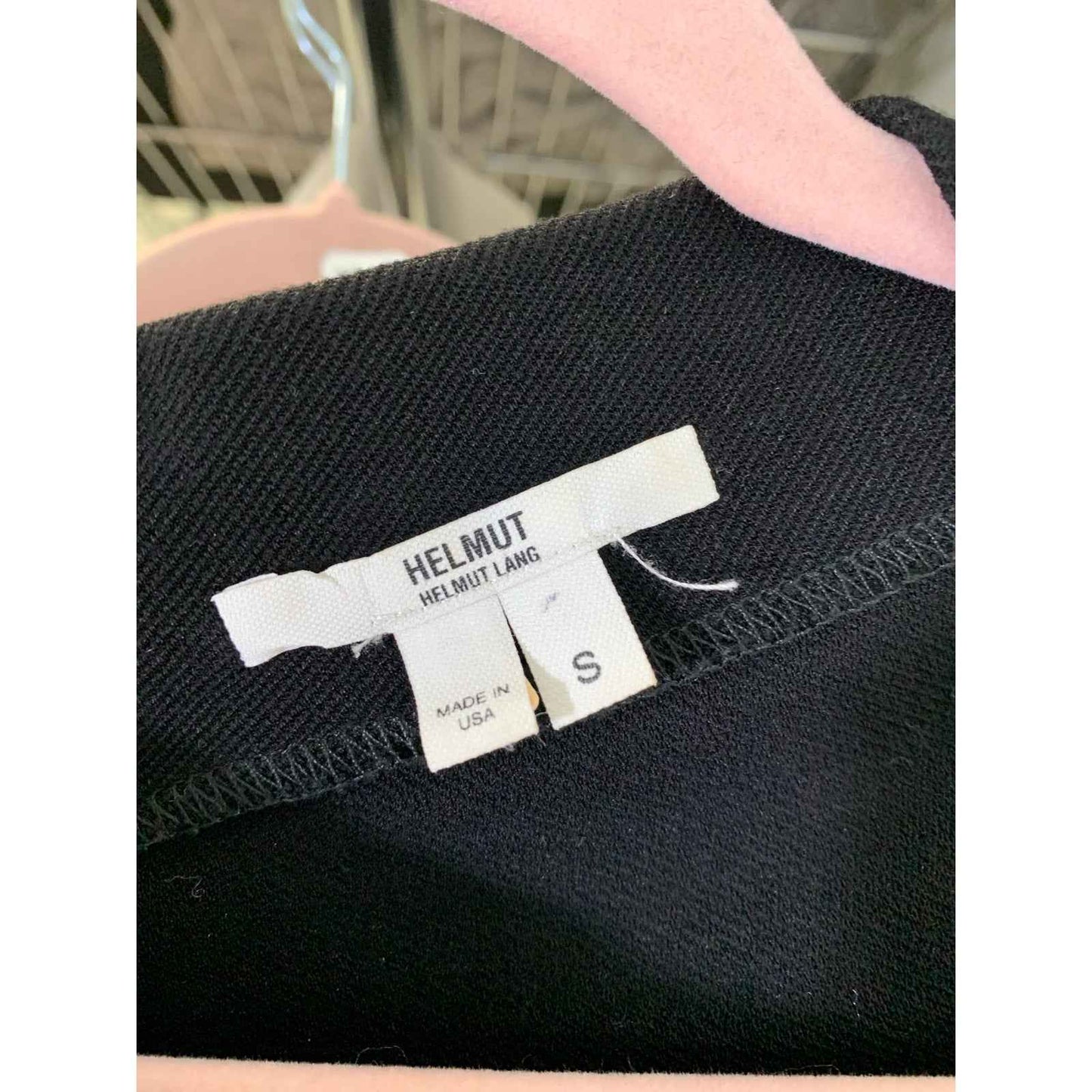 Helmut Helmut Lang Sleeveless Back Zip Bodycon Dress with Asymetrical Collar. Sz S