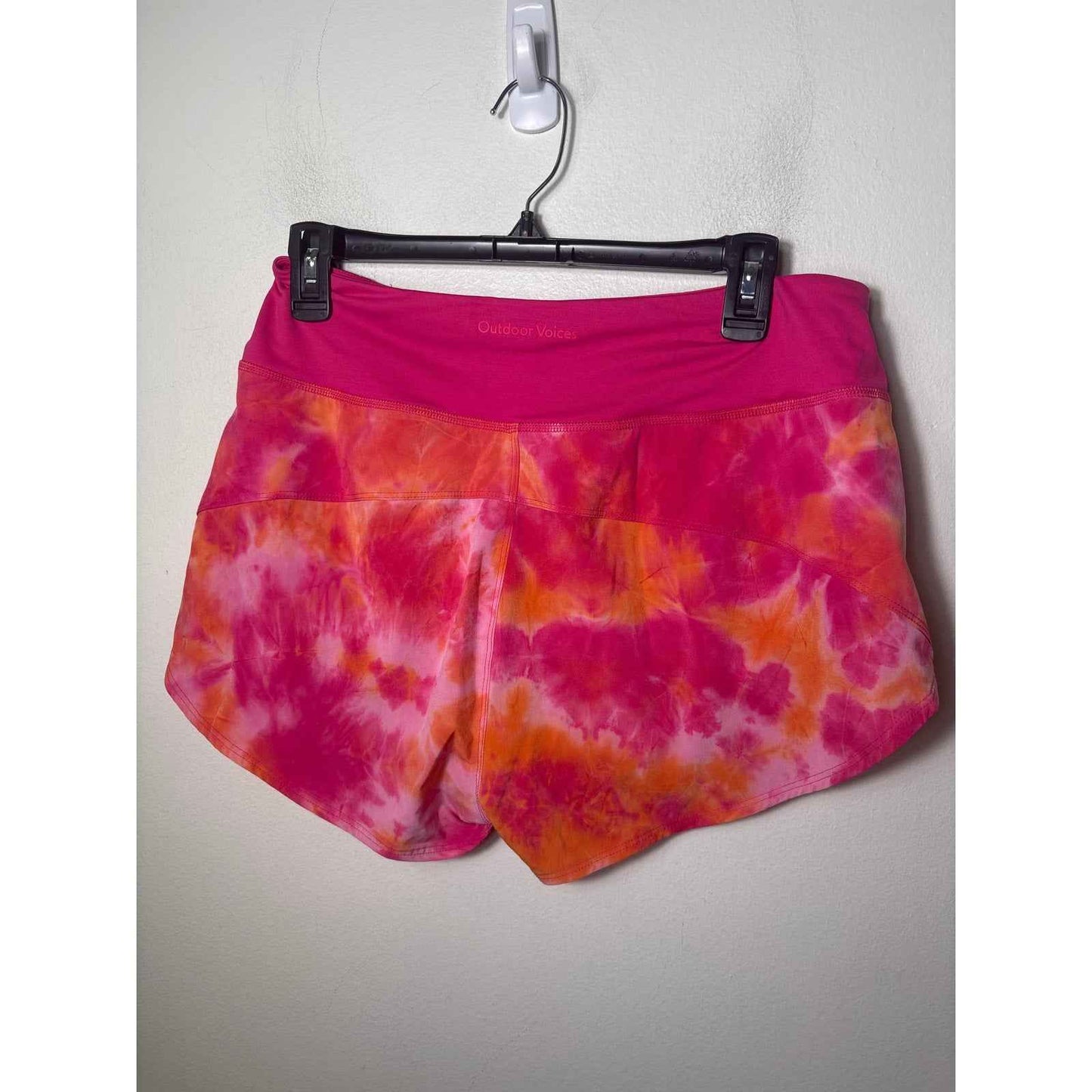 Outdoor Voices Pink/Orange Athletic Shorts Sz L
