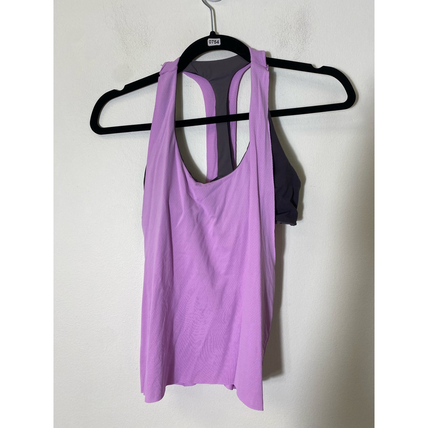 Blue Life Fit Purple/Gray Athletic Bra/Tank Combo Sz s