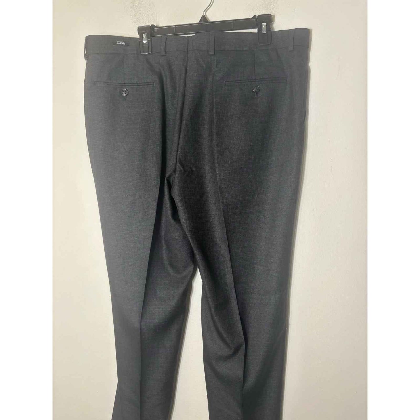 Men's Kenneth Cole Gray Wool Dress Pants Sz 38x32