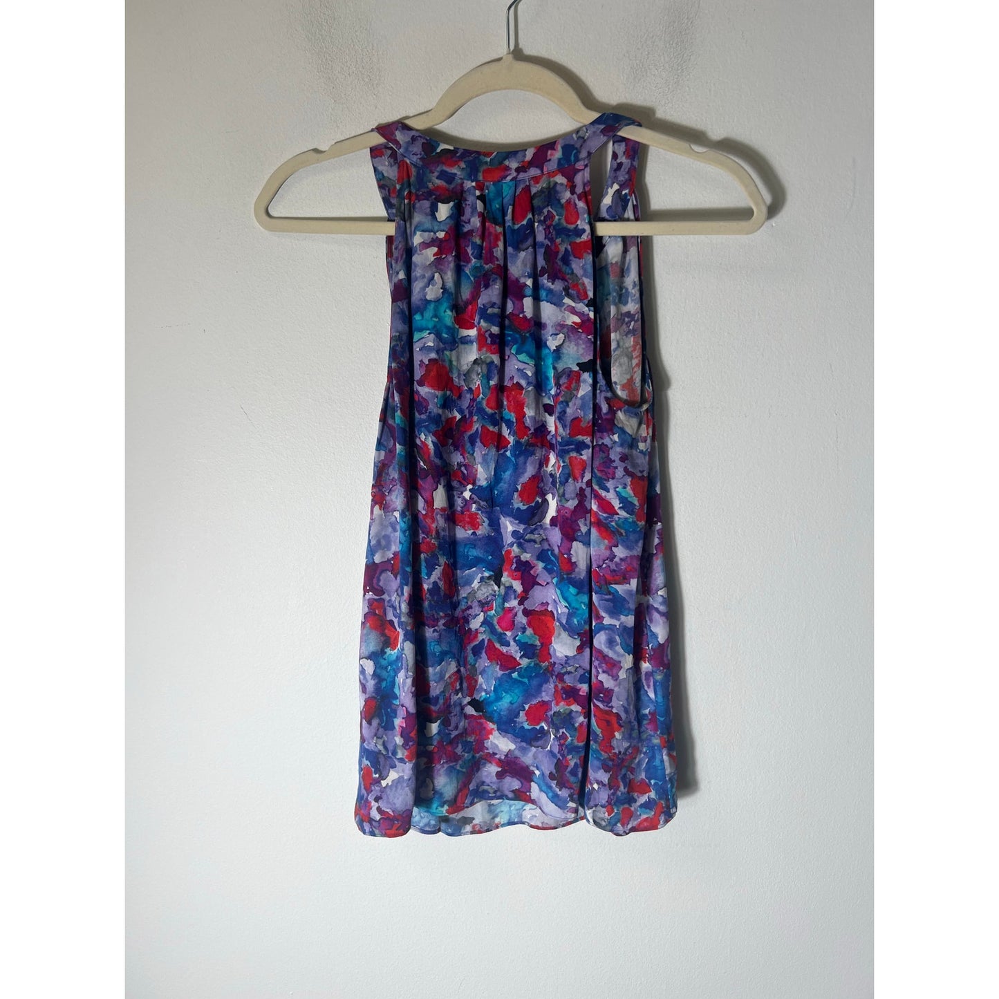 Theory Multicolor Floral Sleeveless Tank Top Sz S