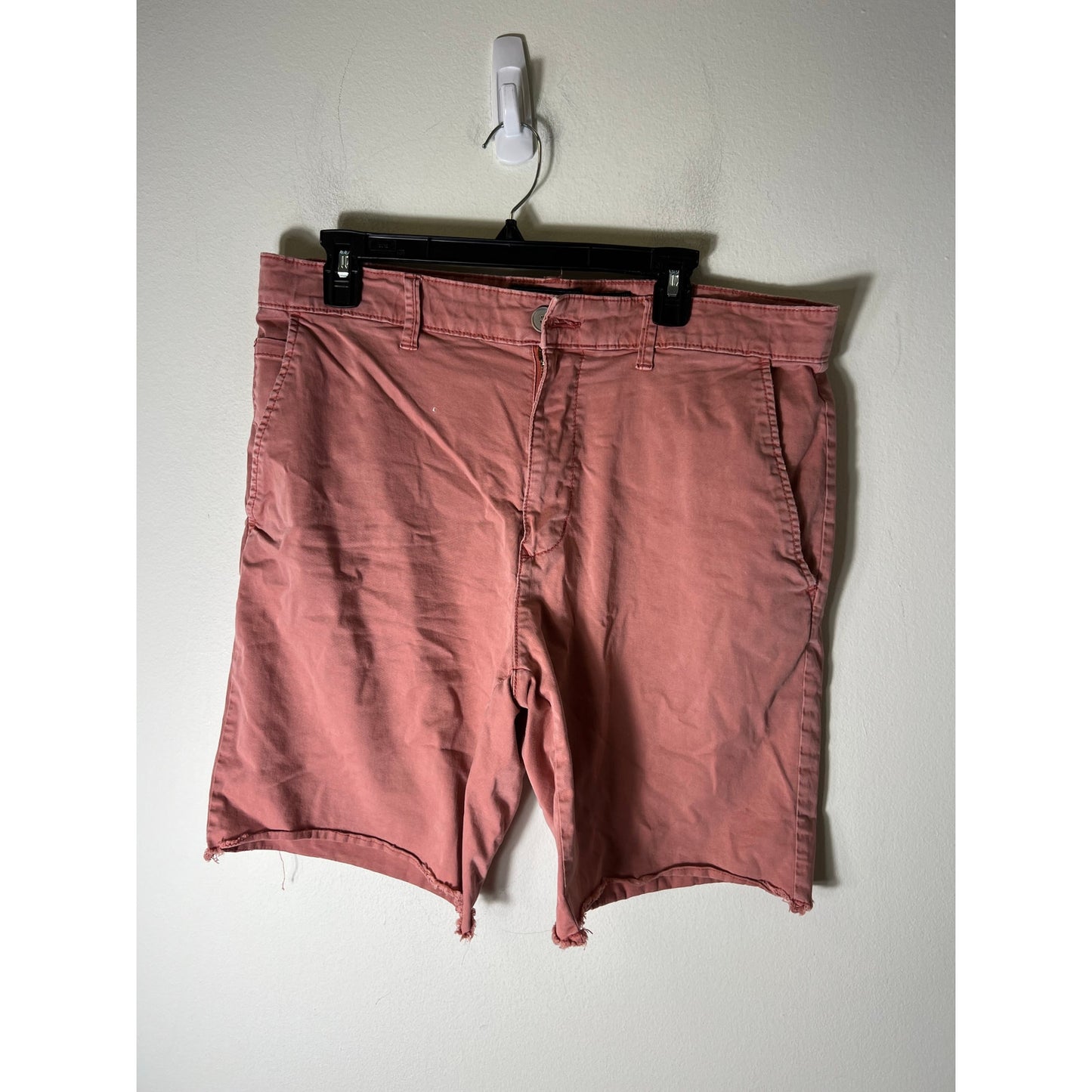 Men's Bundle of 2 American Rag Black and Pinkish Cotton Shorts Sz 36