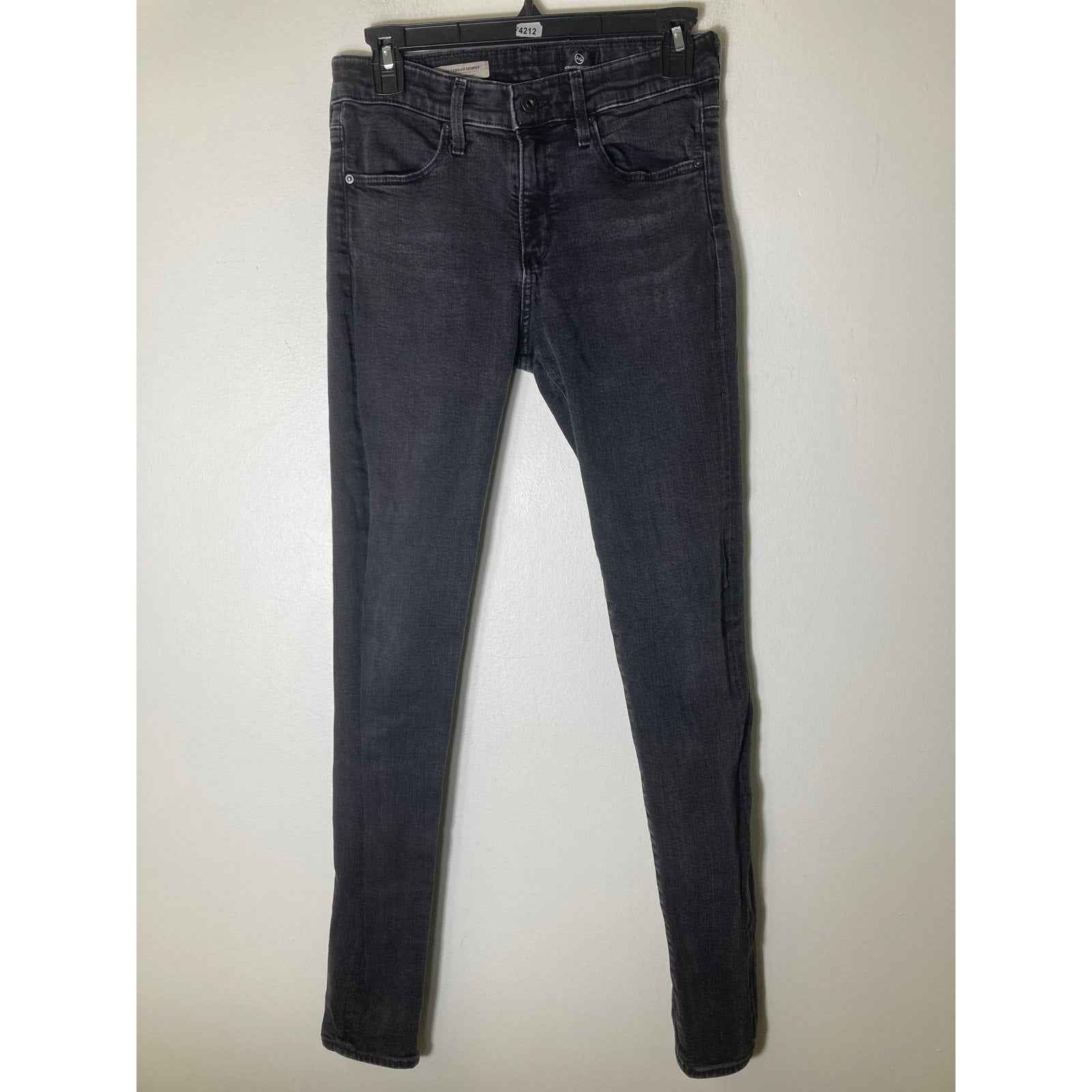 Adriano Goldschmied Black "The Farrah Skinny" Denim Jeans Sz 27R